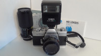 Vintage Minolta SRT101 (CLA) Film Camera Kit