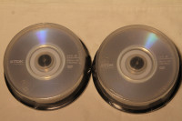 2 x brand new blank 3 1/8 inch mini DVD-R 10 pack scrathchproof