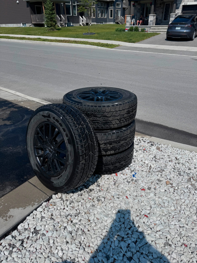 WINTER TIRES WITH FREE RIMS  JEEP GLADIATOR OVERLAND in Tires & Rims in Ottawa - Image 2