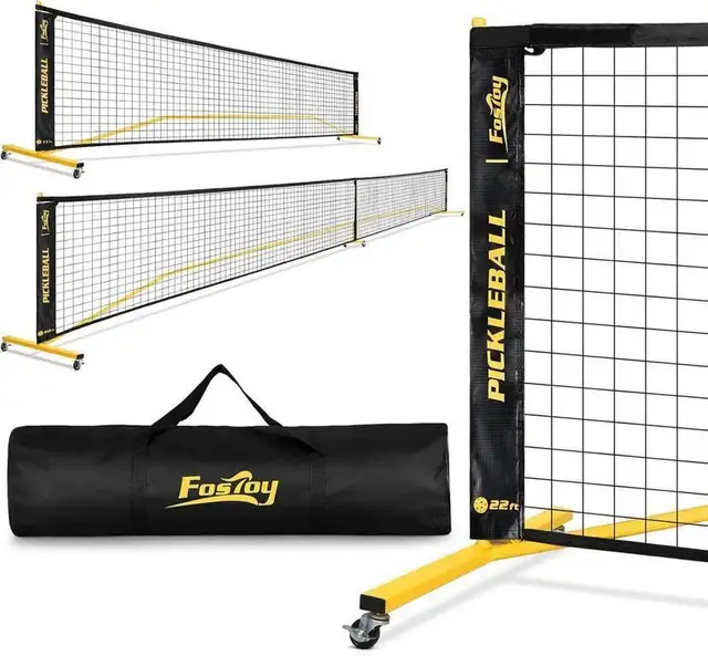 Fostoy Portable Pickleball Net Set 11-22 FT - New In Box62864746249474127