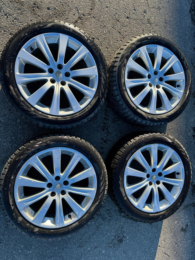 Nokian Hakkapeliitta R3 winter tires 205/50/17 on Subaru Rims in Tires & Rims in Oakville / Halton Region - Image 2