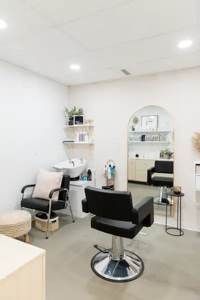 Private studios available inside District Studios, a professional coworking space for beauty profess...