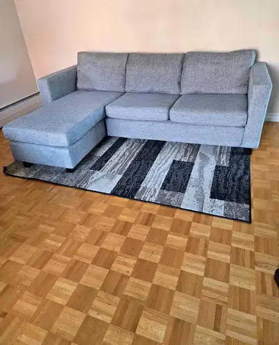 Canapé Sectionnel 3 Places STRUCTUBE – Gris Clair – Comme Neuf, View more