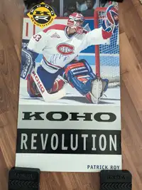 Signed Patrick Roy Poster 