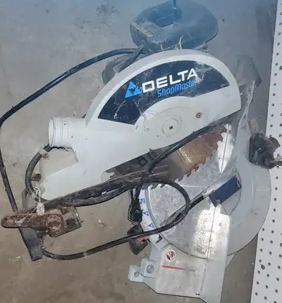 Broken Delta shopmaster miter saw. Power tool. I deliver!, View more