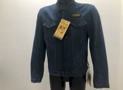 Ducati Scrambler Trucker Patch Denim Jacket NEW Men's XXL, View more