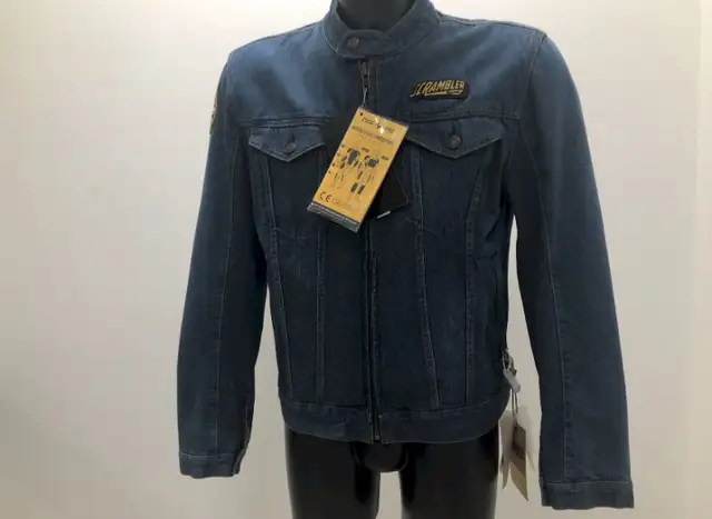 Ducati Scrambler Trucker Patch Denim Jacket NEW Men's XXL in Men's in Barrie - Image 2