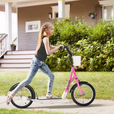 Kick Scooter with Adjustable Handlebar, Kids Scooter with 2 Brak, View more