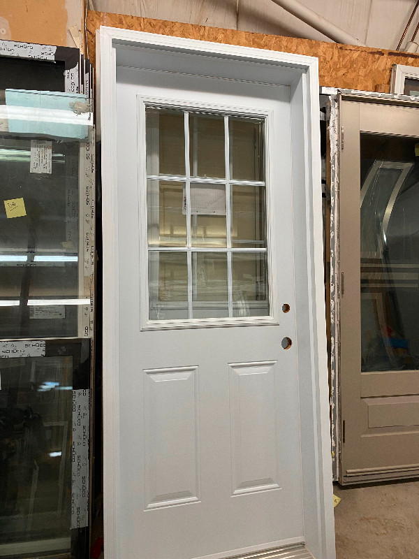 Steel door with 9 light grill in Windows, Doors & Trim in St. John's - Image 2