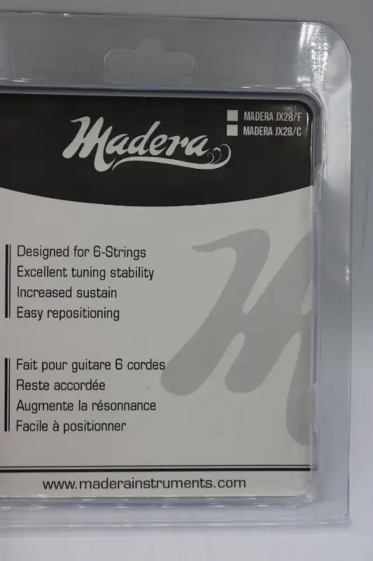 Madera Guitar Capo JX28/F for 6-Strings Acoustic Guitar (#4015) in Guitars in City of Halifax - Image 4