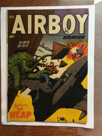 Airboy Comics v9#7 (Hillman 1952) Golden Age! Frazetta ad page