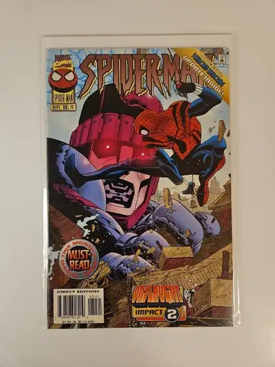 Spiderman #72, Marvel Comics, 1996 - Sentinels!, View more