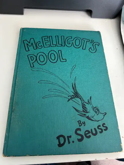 Dr. Seuss' McElligot's Pool Hardcover Book-Original 1947 Edition, View more