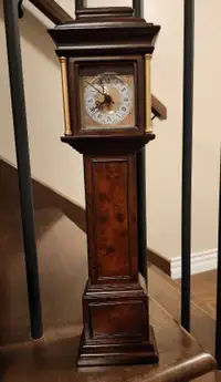 Walnut Table Clock Bombay Company