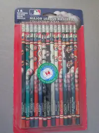 package of 14 pencils (MLB teams) new