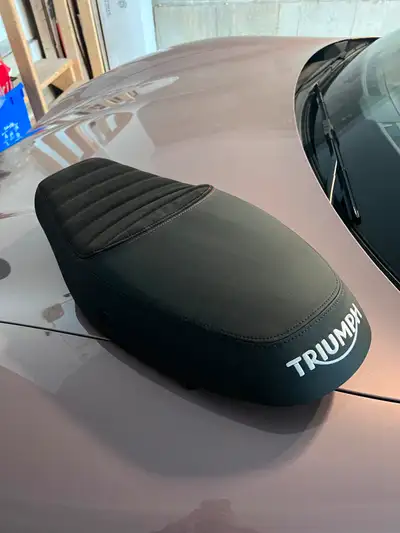 New dual seat for Thruxton