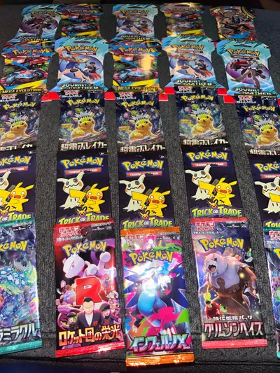 Pokemon RACK PACK 5 Packs Japanese Sleeved Treat Showcase 301, View more