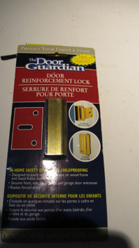 BN brass door quardian safety device for childproofing.