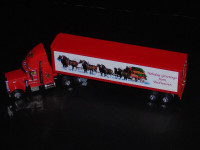 Budweiser Holiday Spirit Tractor Trailer (1:58 Matchbox replica)