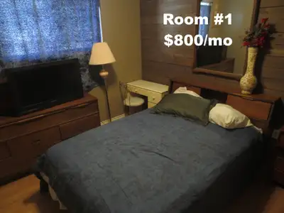 Medicine Hat, Alberta has two FULLY FURNISHED rooms for rent for responsible tenants. REFERENCES WIL...