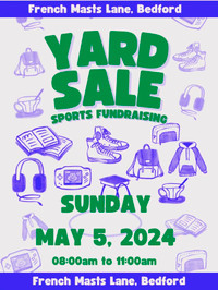 Yard sale - Multi-family! May 5