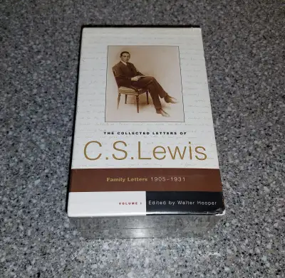 Here is a sealed box set of The Collected Letters of C. S. Lewis Volumes 1 & 2, these are soft cover...