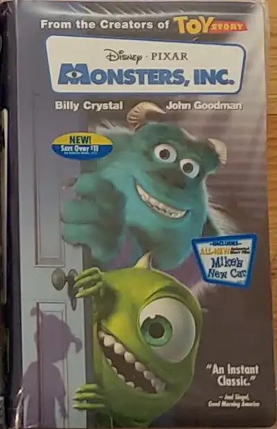 SELLING: VHS - MONSTERS INC - Disney Pixar - New, factory sealed I have for sale a new, still factor...