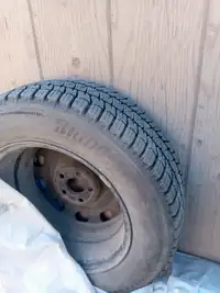 Set 4 Winter Tires on Rims