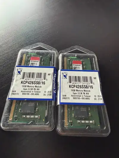 Kingston KCP426SS8/16 16GB DDR4 2666MHz SoDIMM Memory, View more