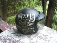 The Original Lucky 13 motorcycle helmet
