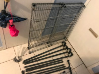 Heavy Duty 4 Tiers Rolling Chrome Wire Utility Cart $100