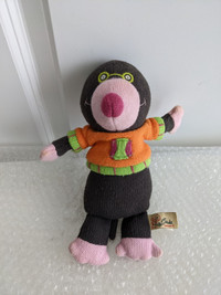 10" tall Latitude Enfant Sweater Mole soft plush Stuffed toy