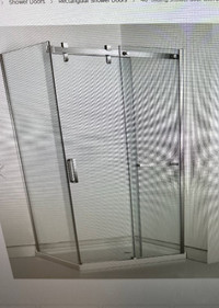 Shower door installation