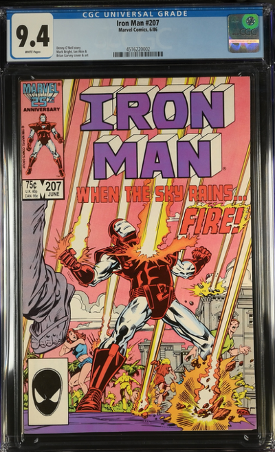 CGC Graded Comics Iron Man - Marvel White Pages NM Book Stark, View more