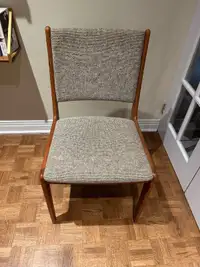 6 Vintage Teak Dining Chairs