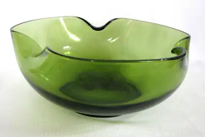BOL en VERRE MID CENTURY VINTAGE GLASS BOWL, View more