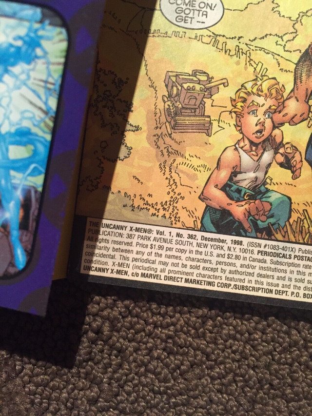 The Uncanny X-Men comic  in Comics & Graphic Novels in Saskatoon - Image 2