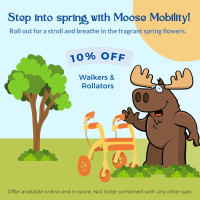 Walkers and Rollators on Sale this Spring!