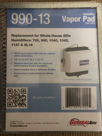 Humidifier Filter Model 990-13