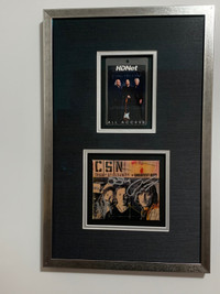 Framed autographed Crosby Stills Nash CD & Stage Pass