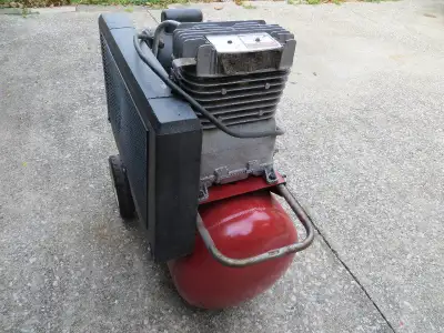 Craftsman 1HP twin cylinder compressor with 12 gallon tank., View more