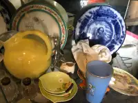 Hand Painted China, Pottery, Glass, Collectibles and Paintings