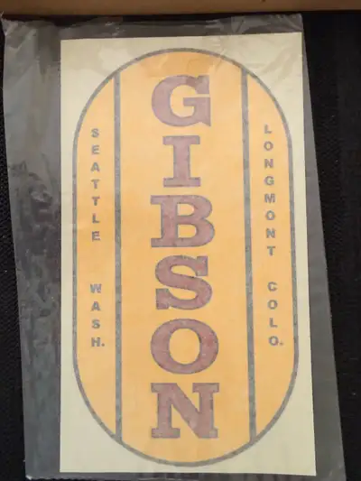 This decal for Gibson tractor. Still new. Never open. My tractor are sold. I found at home. Must sel...