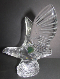 EXTRA LARGE WATERFORD CRYSTAL EAGLE FRED CURTIS STATUE SIGNED