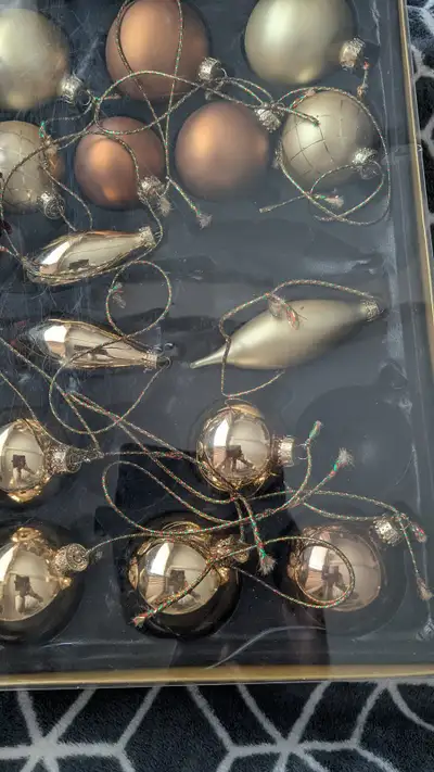 15 Christmas Glass Ornaments , View more