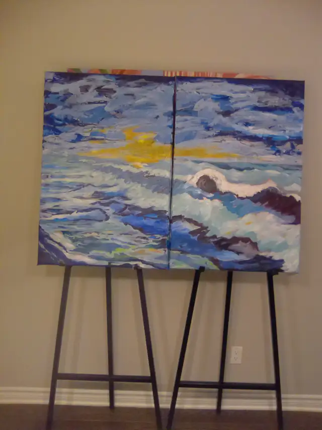 Original painting on canvas in Home Décor & Accents in Ottawa - Image 2