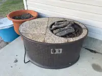 Fire pit-propane or natural gas