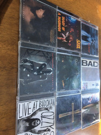 Ozzy, Black Sabbath, Bad Company, Stones and Neil Young CDs