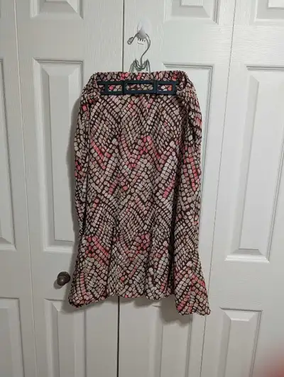 TanJay Pink / Brown skirt size 14, View more