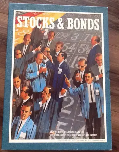 Vintage "Stocks and Bonds" 3M Bookshelf game-, View more